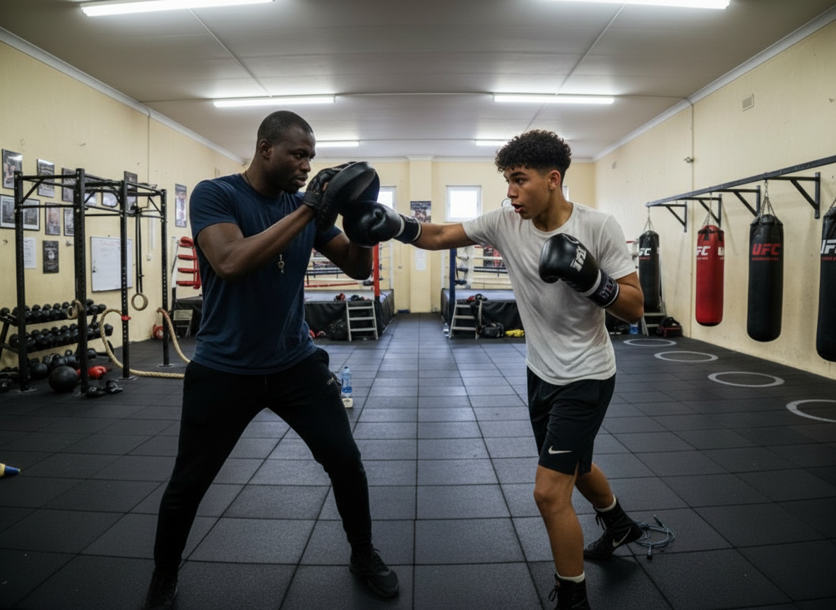 Young people training at Brighter Future Foundation